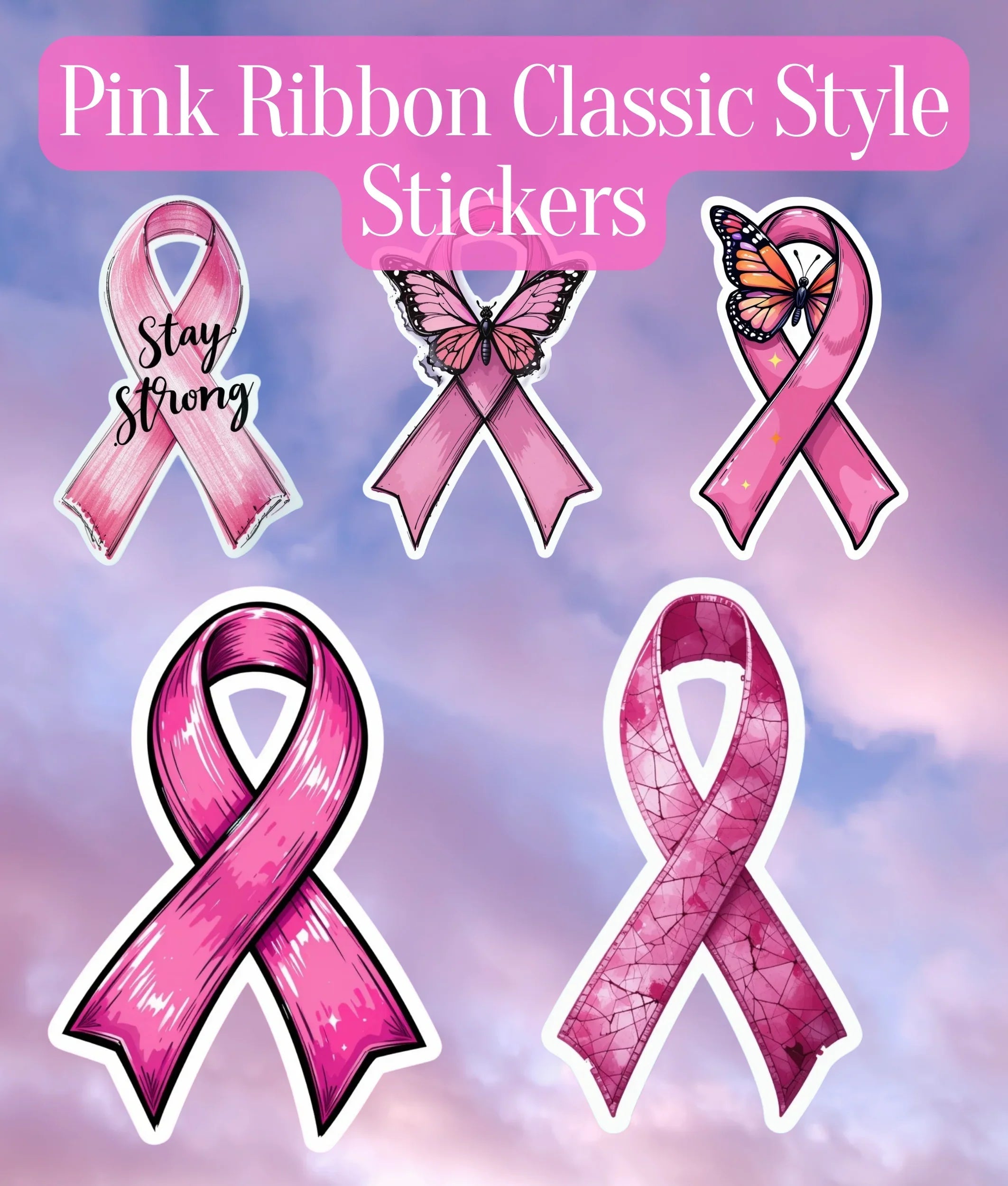Breast Cancer Awareness Clipart Bundle - CraftNest - Digital Crafting and Art