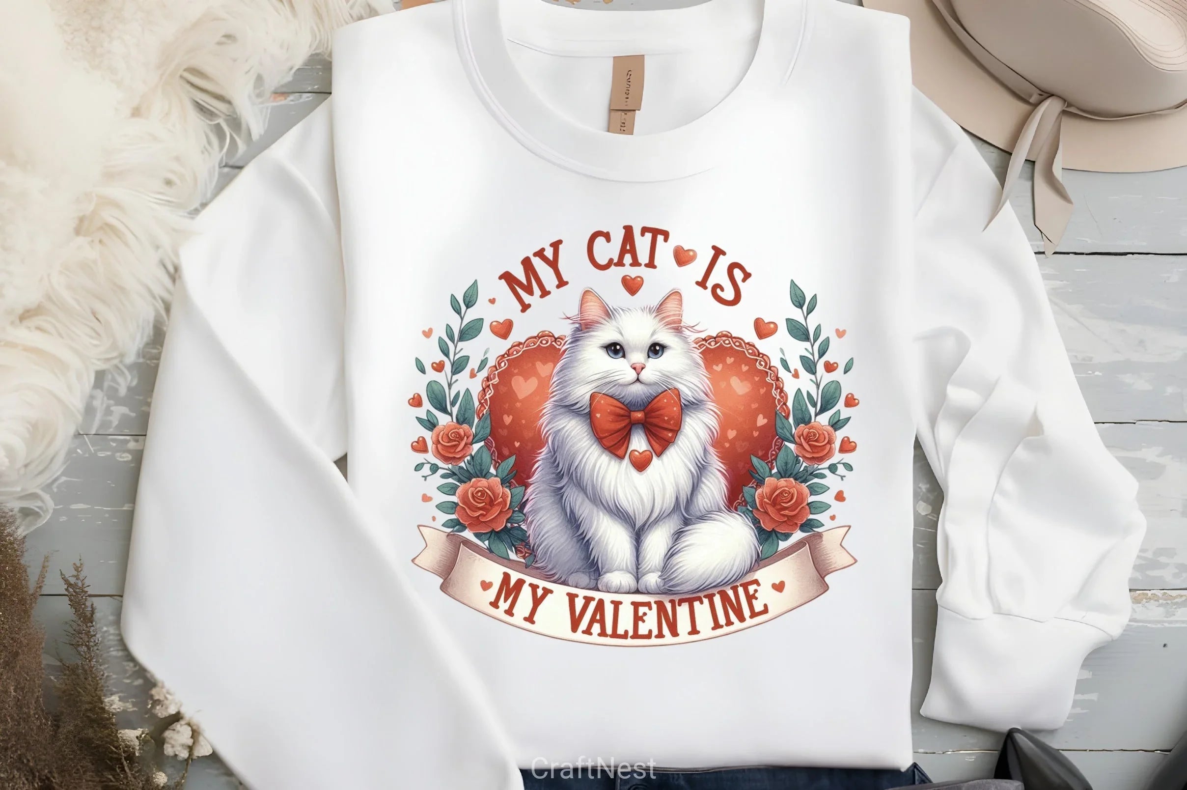 Anti Valentine's Day Cat Mom Clipart Bundle - CraftNest - Digital Crafting and Art