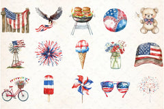 4th of July Clipart Bundle 15 - CraftNest - Digital Crafting and Art