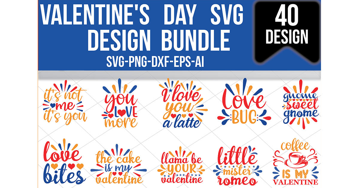 Valentine SVG Bundle 7 - CraftNest - Digital Crafting and Art
