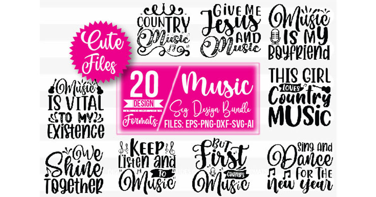Music SVG Bundle 2