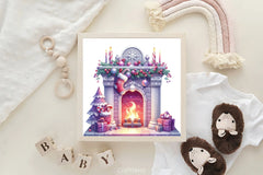 Pastel Purple Christmas Clipart Bundle - CraftNest - Digital Crafting and Art