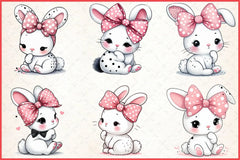 Bunny Clipart Bundle - CraftNest - Digital Crafting and Art
