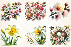 Spring Flower Clipart Bundle - CraftNest - Digital Crafting and Art