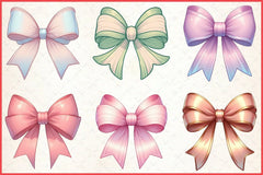 Coquette Bow Clipart Bundle 7 - CraftNest - Digital Crafting and Art