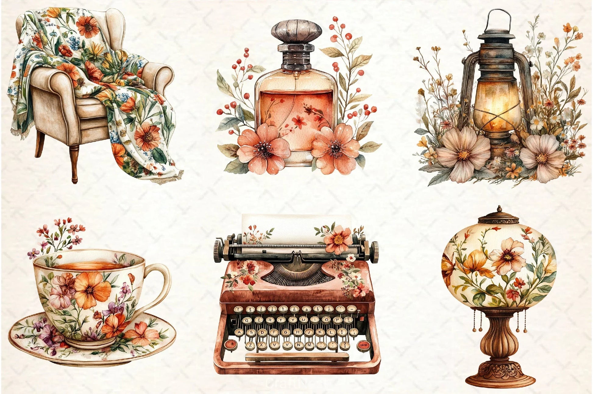 Boho Spring Clipart Bundle - CraftNest - Digital Crafting and Art