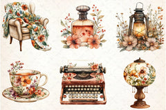 Boho Spring Clipart Bundle - CraftNest - Digital Crafting and Art