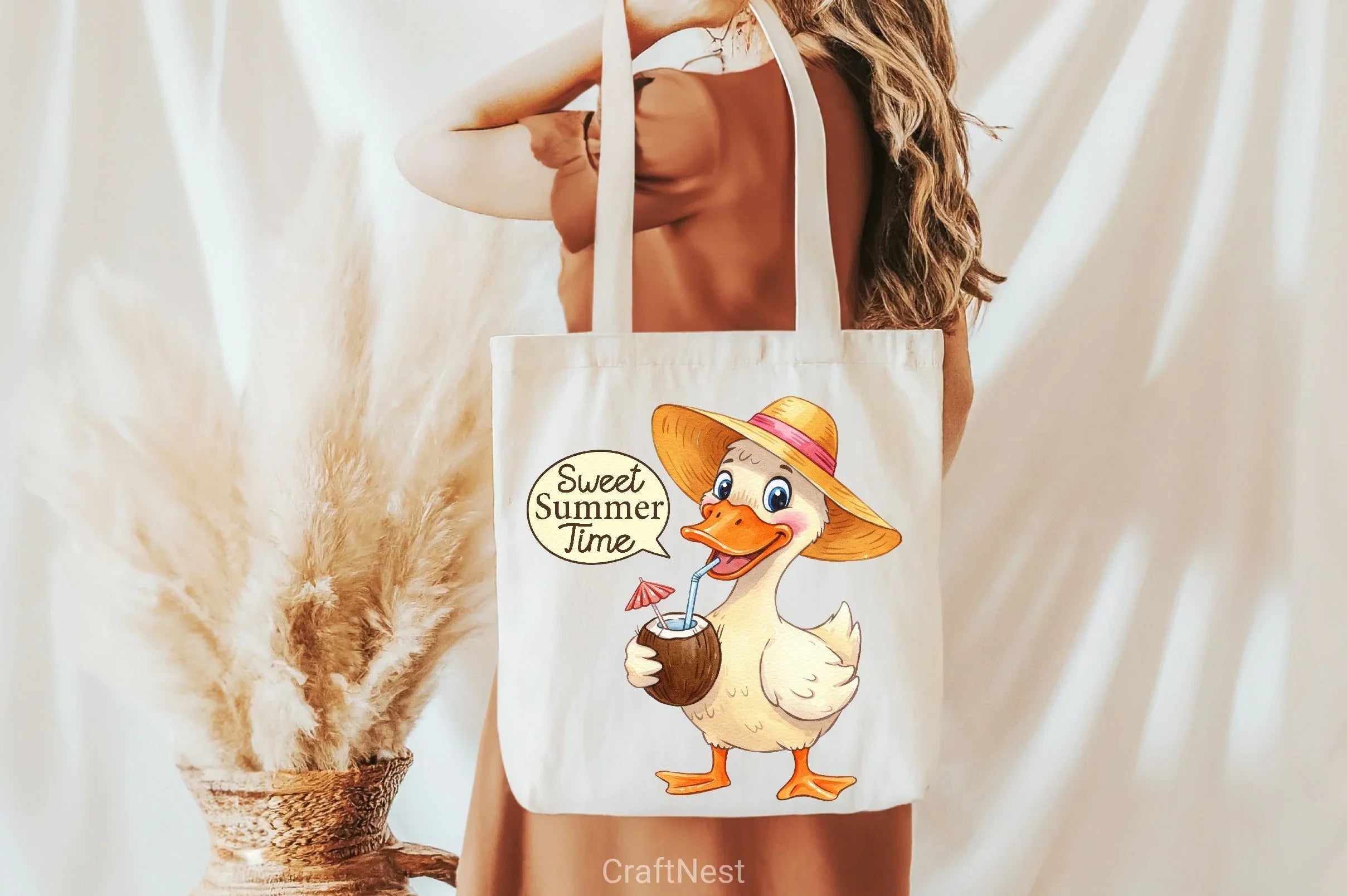 Summer Duck Clipart Bundle - CraftNest - Digital Crafting and Art