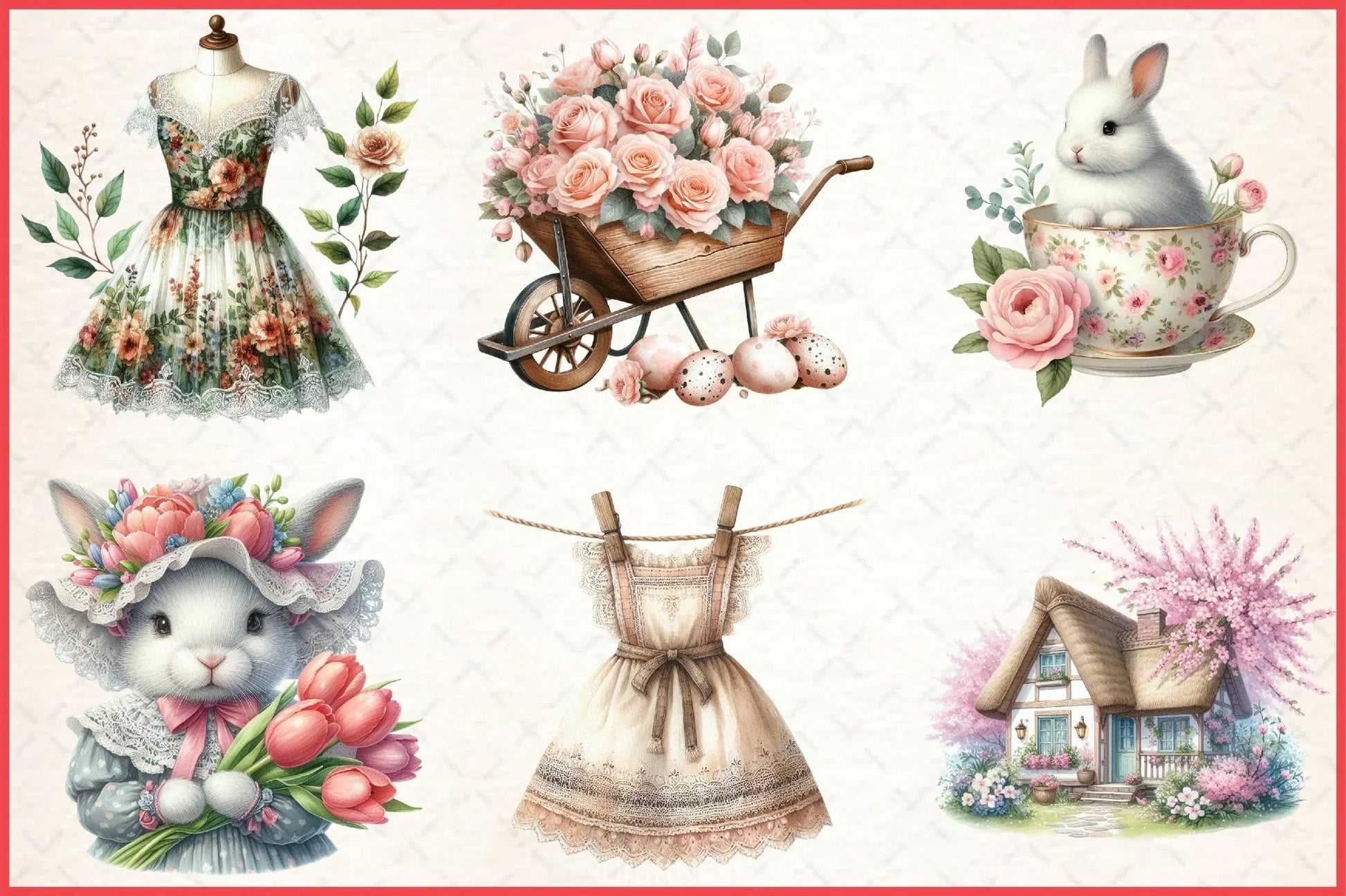 Spring Easter Clipart Bundle 2 - CraftNest - Digital Crafting and Art