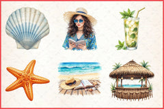 Summer Reading Clipart Bundle - CraftNest - Digital Crafting and Art