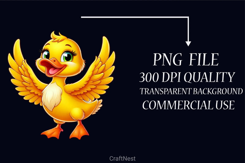 Funny Duck Clipart Bundle 3 - CraftNest - Digital Crafting and Art