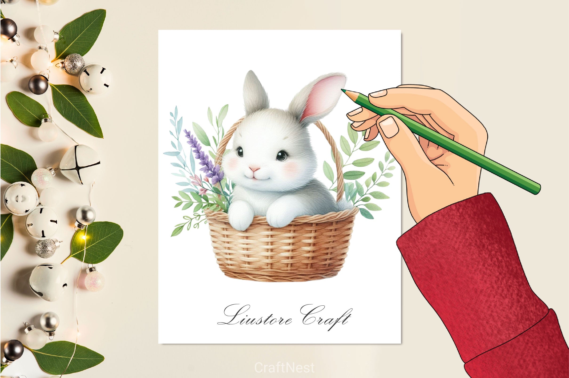 Easter Bunny Clipart Bundle 22