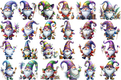 Mardi Gras Gnome Clipart Bundle 1 - CraftNest - Digital Crafting and Art