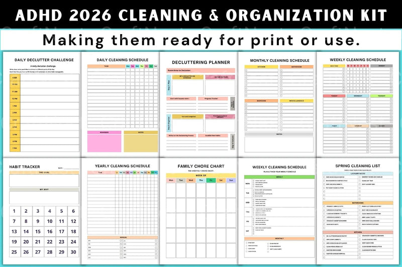 Effective ADHD Cleaning and Organization Tips - CraftNest - Digital Crafting and Art