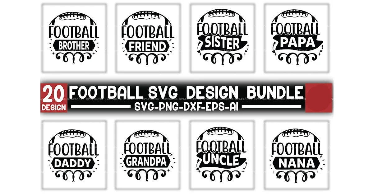 Football Design SVG Bundle