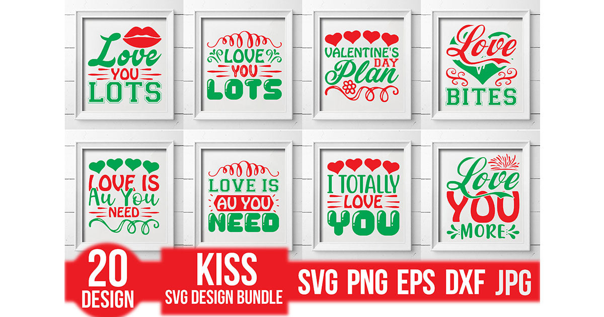 Kiss SVG Bundle