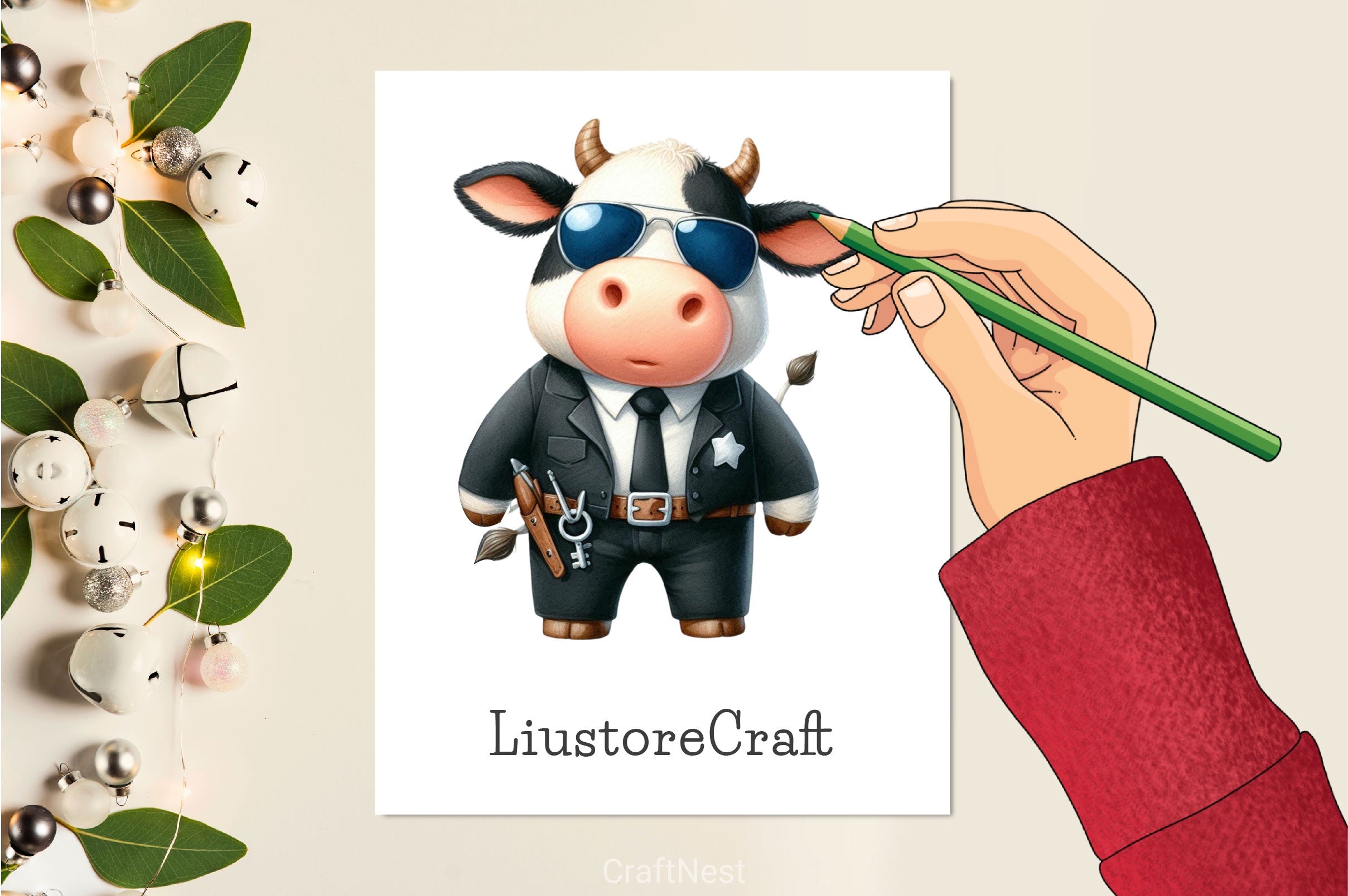 Cute Animals Bodyguard Animals Clipart Bundle