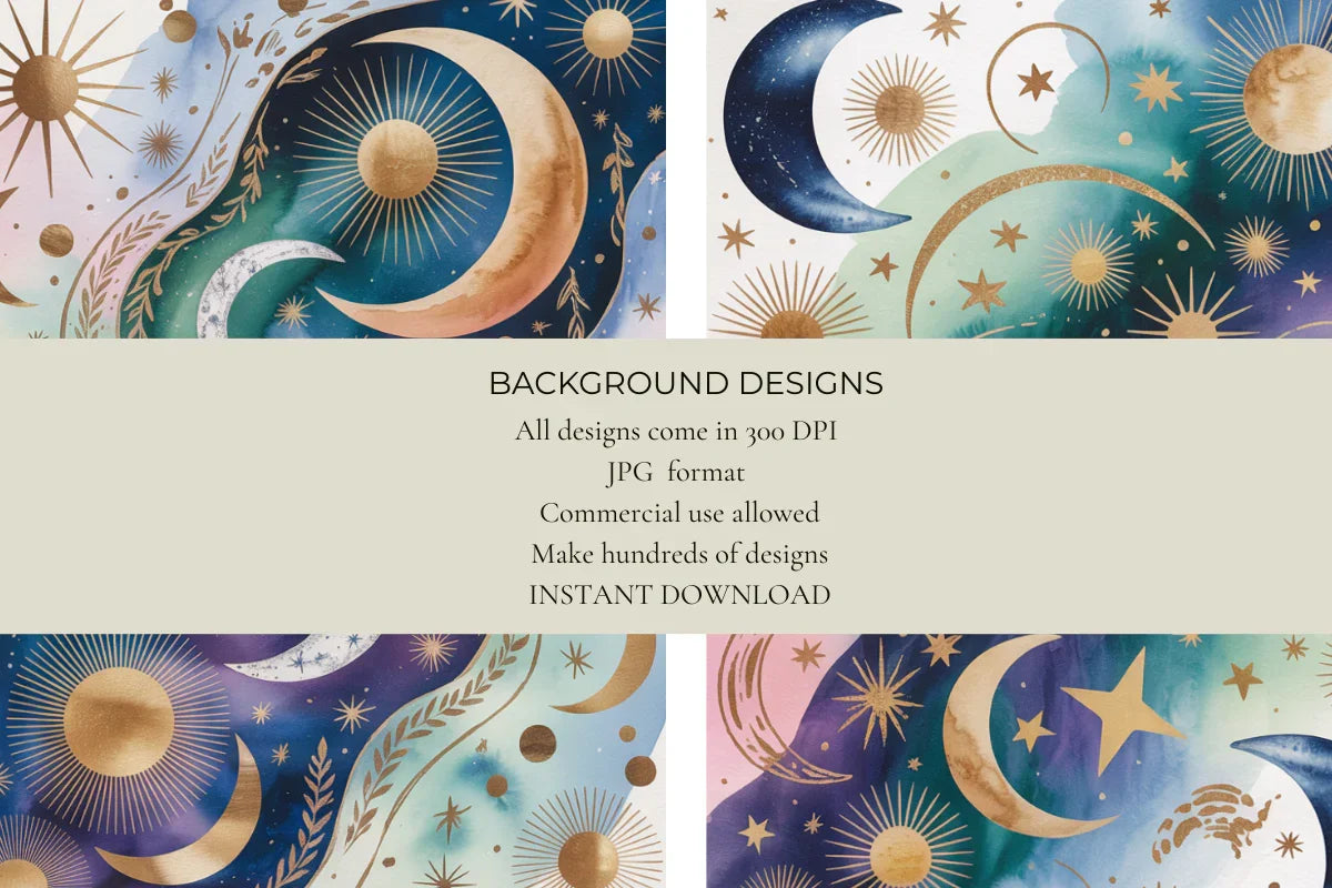 Celestial Goddess Junk Journal Papers - CraftNest - Digital Crafting and Art