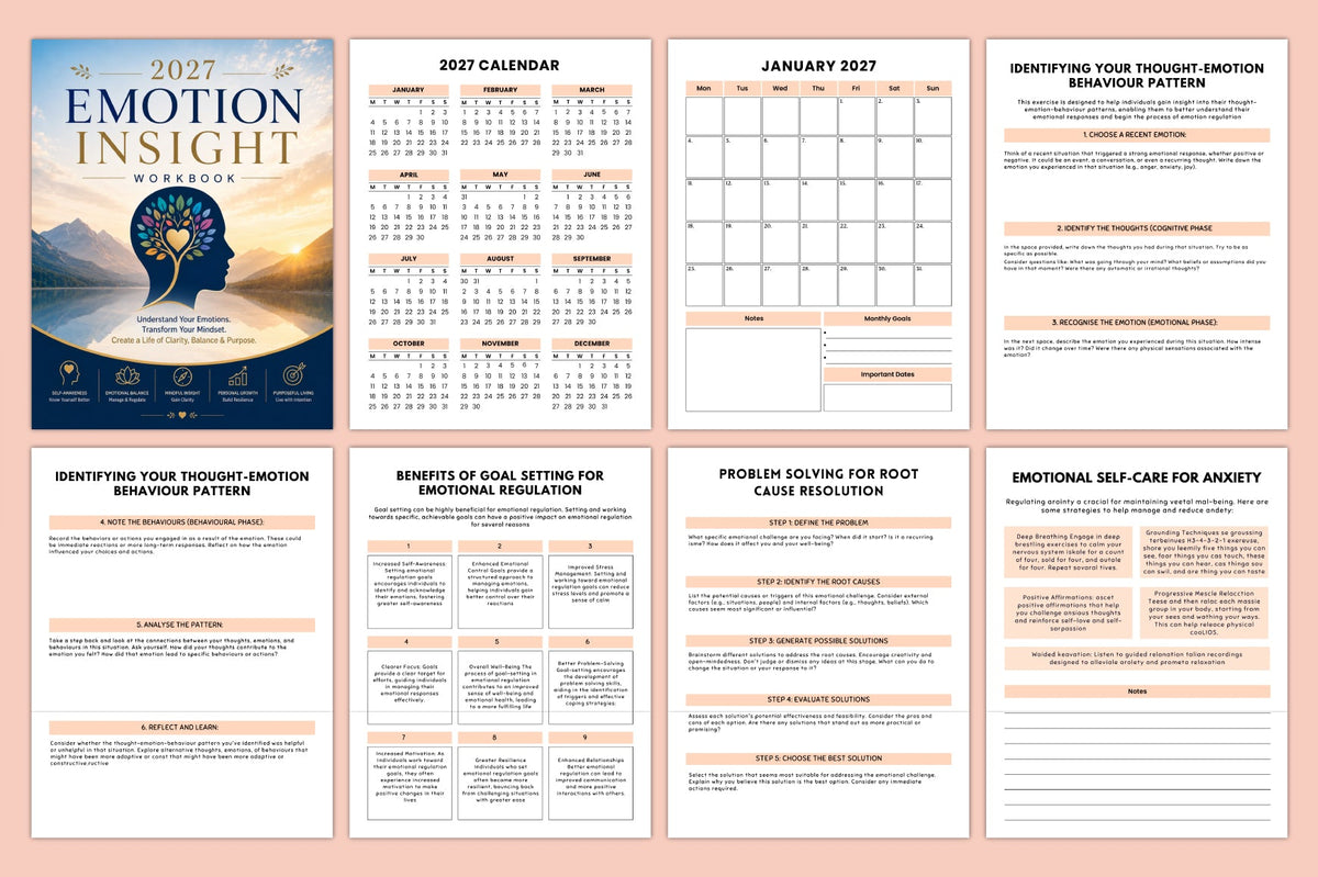 Emotion Insight Workbook: Enhance Emotional Understanding