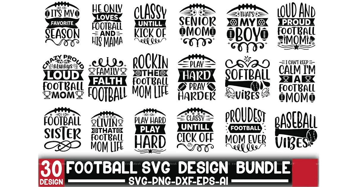 Football SVG Bundle