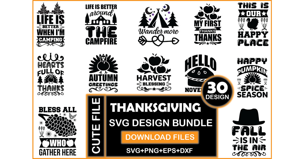 Thanksgiving SVG Bundle 4