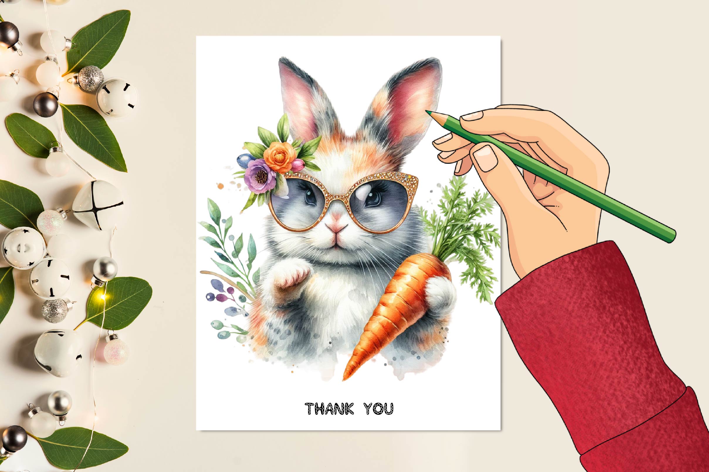 Easter Bunny Clipart Bundle 8 - CraftNest - Digital Crafting and Art