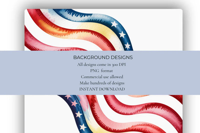 USA Stripes Background Papers - CraftNest - Digital Crafting and Art