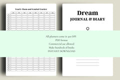 Dream Journal & Diary KDP Planner - CraftNest - Digital Crafting and Art