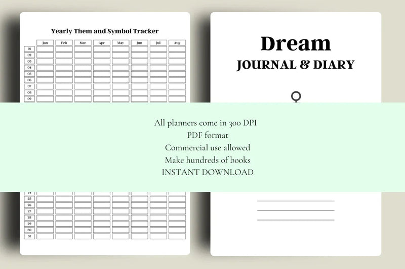 Dream Journal & Diary KDP Planner - CraftNest - Digital Crafting and Art