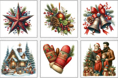 Rustic Christmas Clipart Bundle - CraftNest - Digital Crafting and Art
