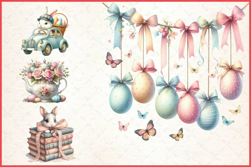 Spring Easter Clipart Bundle 2 - CraftNest - Digital Crafting and Art