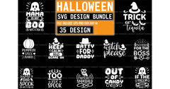 Halloween Design SVG Bundle 9 - CraftNest - Digital Crafting and Art
