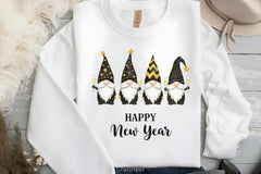 New Year Gnomes 2025 Clipart Bundle - CraftNest - Digital Crafting and Art