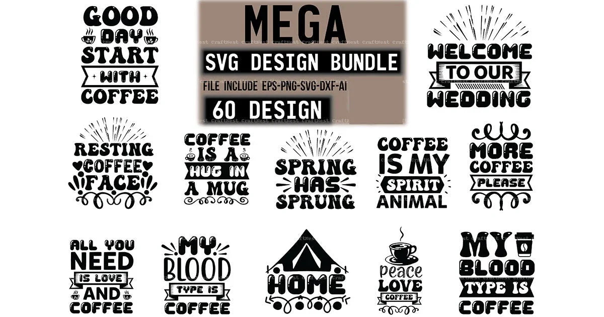 Mega Design SVG Bundle