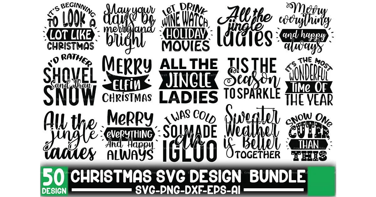 Christmas Design SVG Bundle