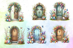 Easter Door Clipart Bundle - CraftNest - Digital Crafting and Art