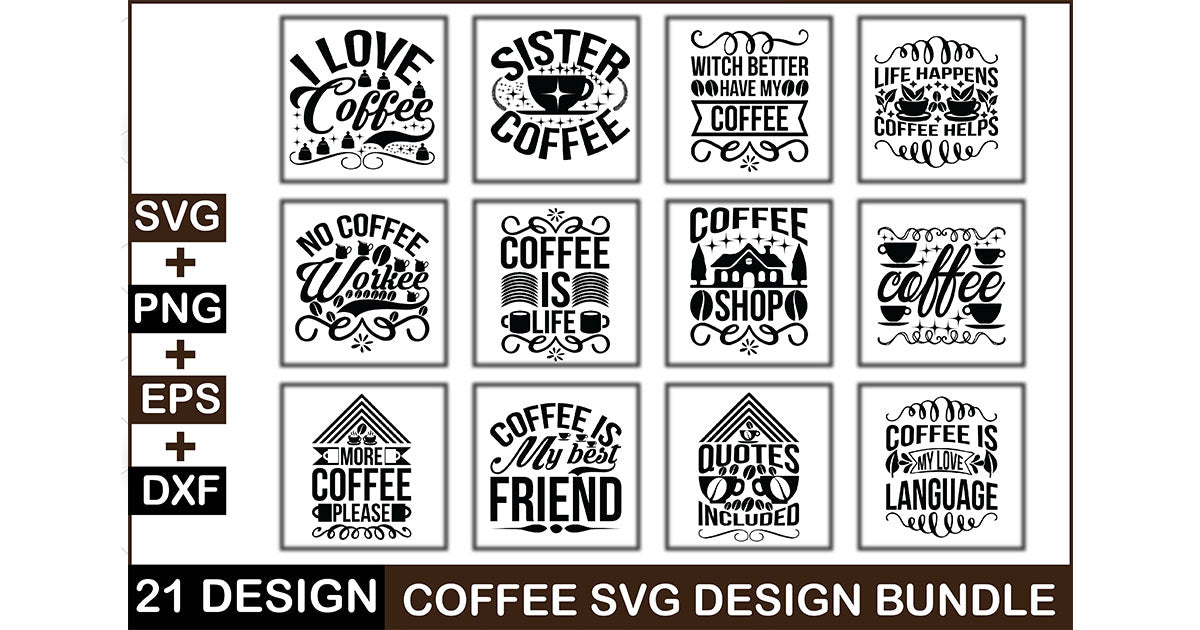 Coffee SVG Bundle 8