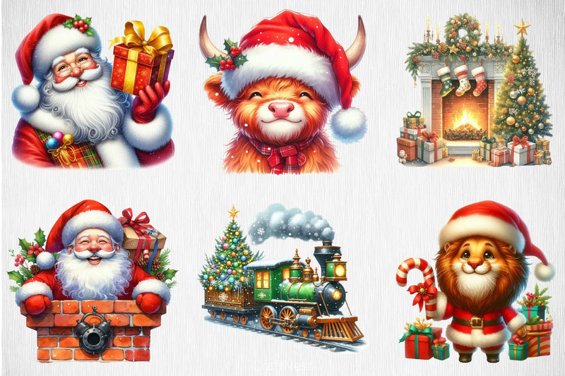 Christmas Clipart Bundle 6 - CraftNest - Digital Crafting and Art