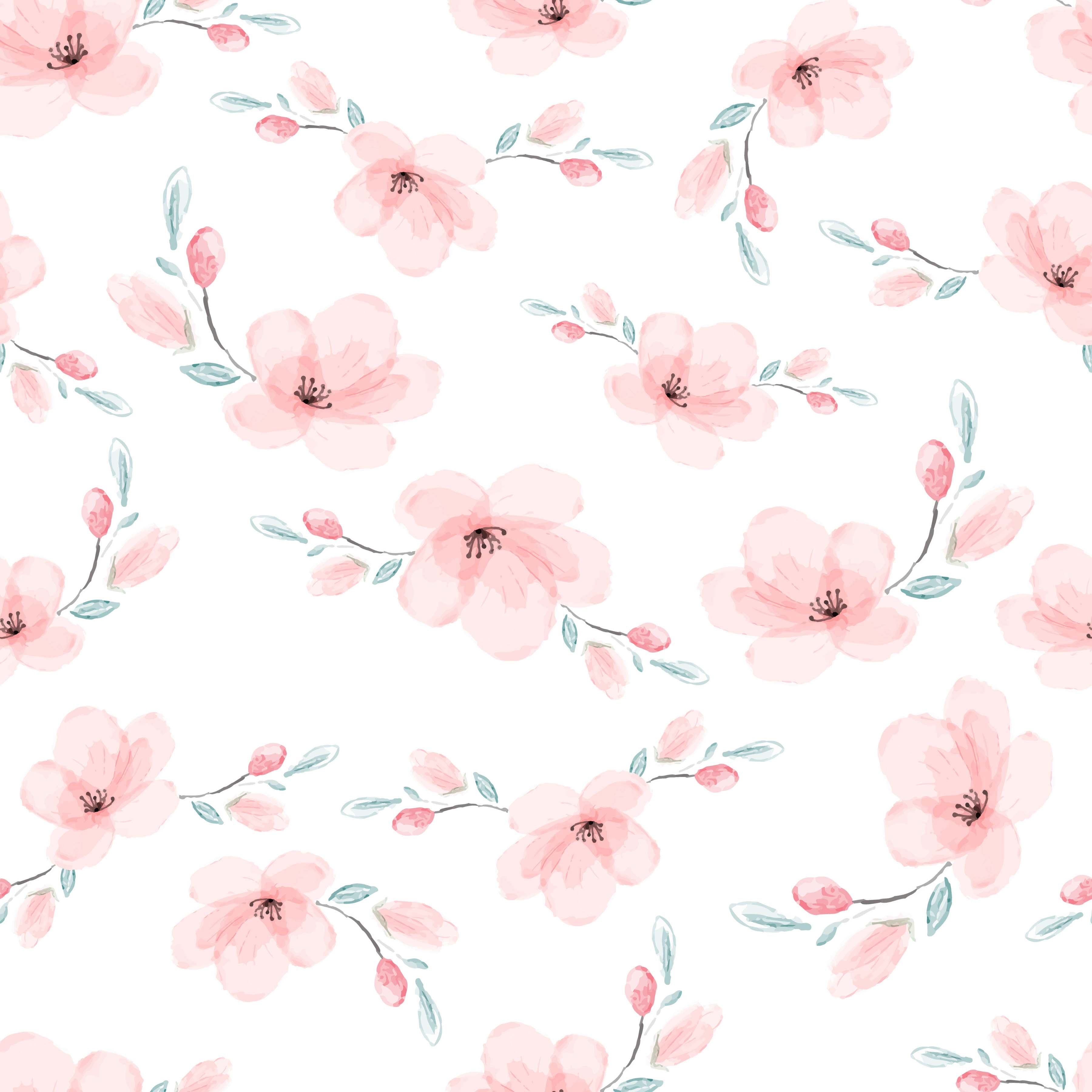 Cottage Chic Flower Seamless Digital Paper - CraftNest - Digital Crafting and Art