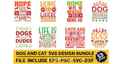 Dog and Cat Design Bundle - CraftNest - Digital Crafting and Art