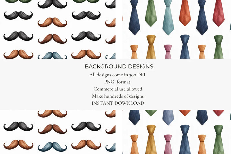 Fathers  Seamless Papers - CraftNest - Digital Crafting and Art