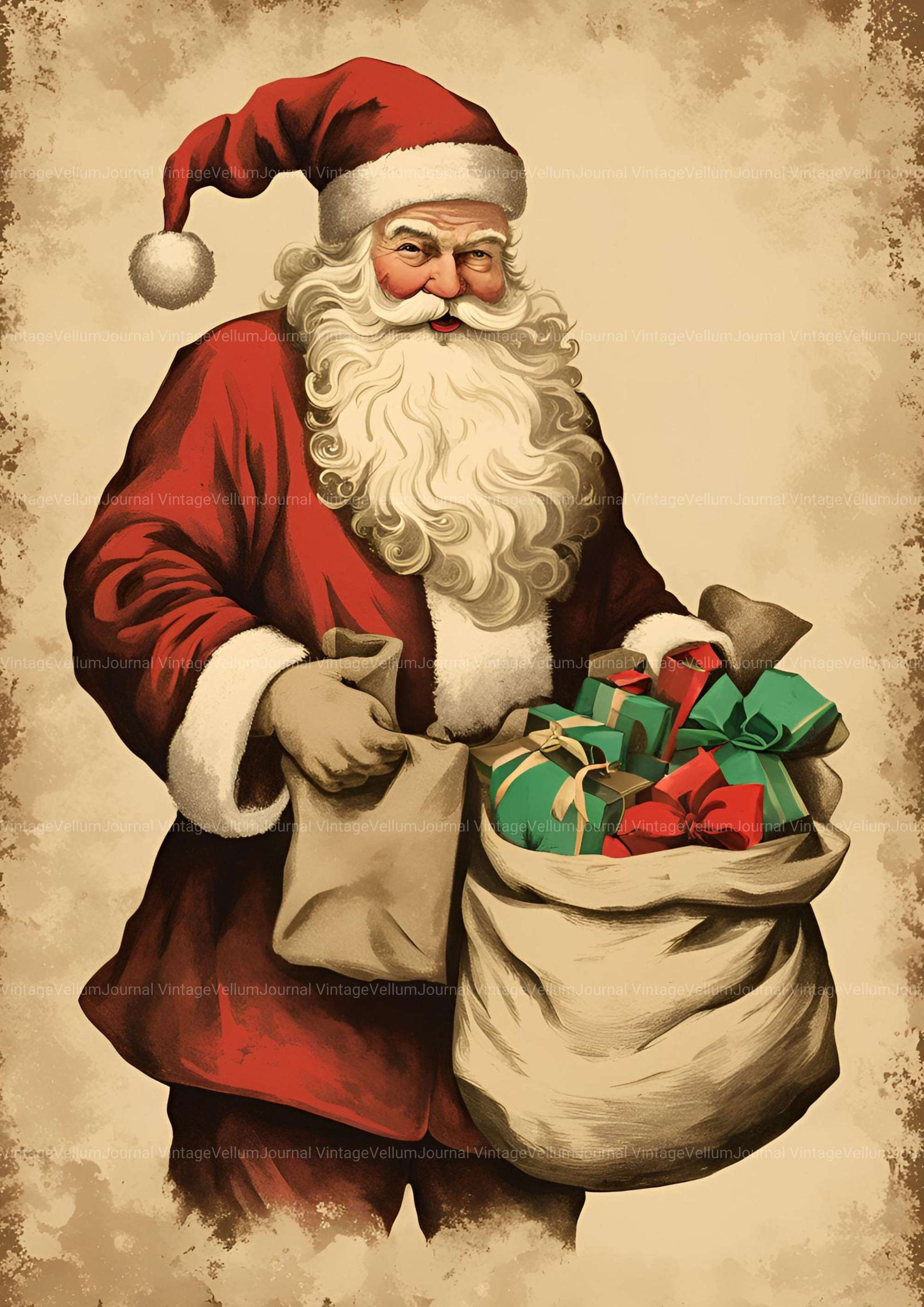 Christmas Junk Journal Pages - CraftNest - Digital Crafting and Art