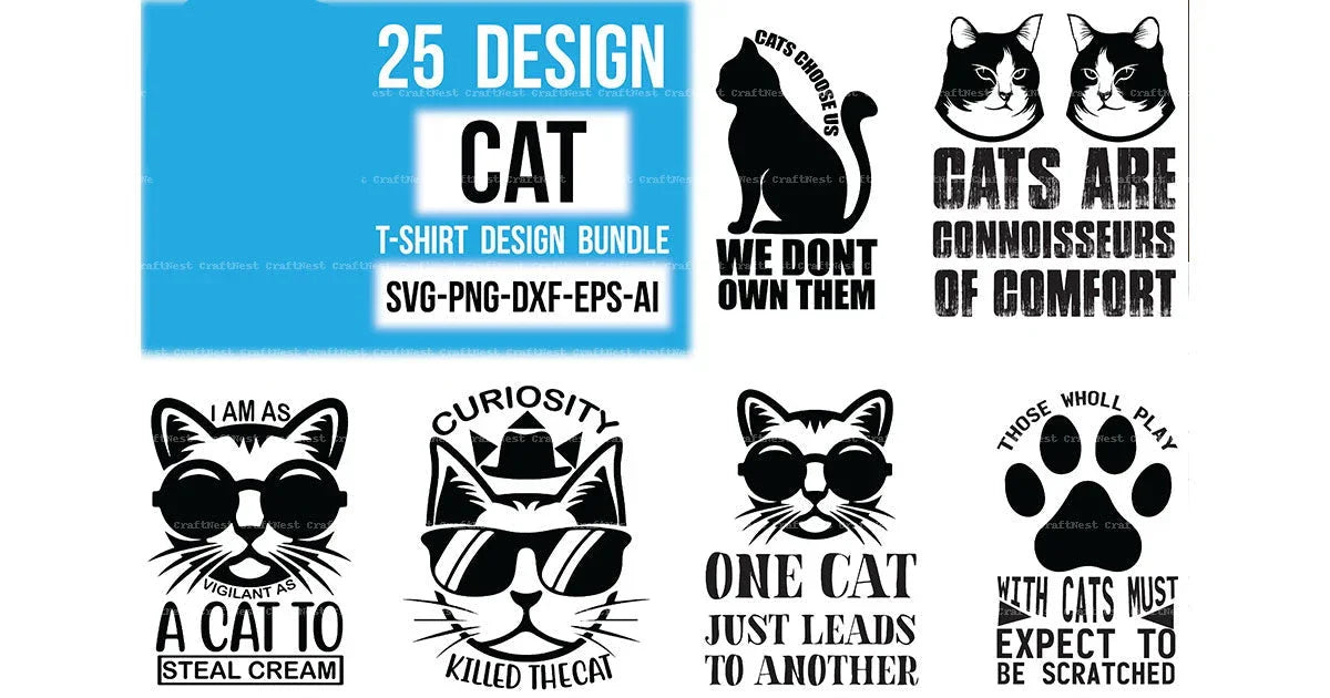 Cat Shirt SVG Bundle