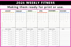 Weekly Fitness Guide - CraftNest - Digital Crafting and Art