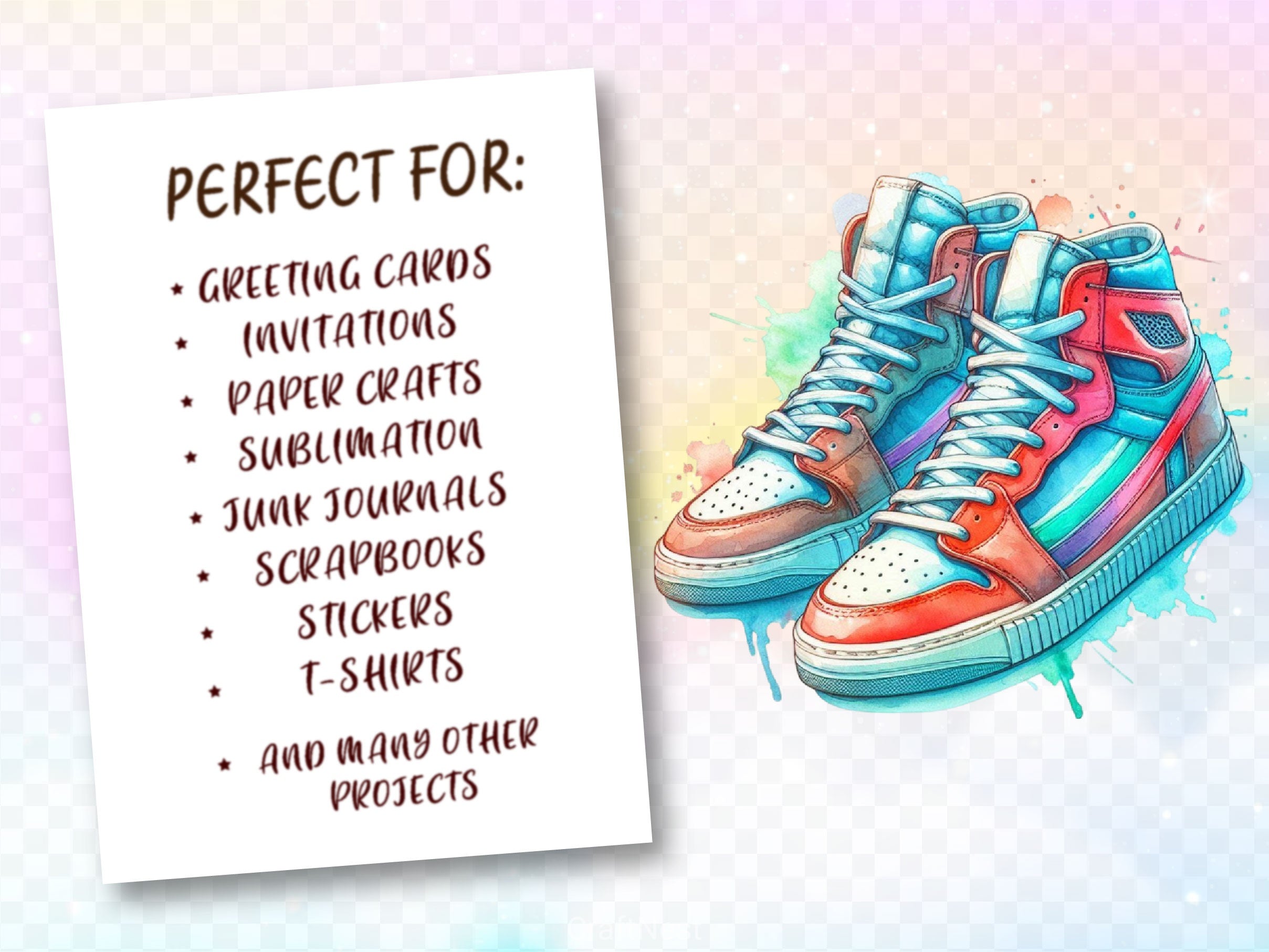 Sneakers Clipart Bundle 2
