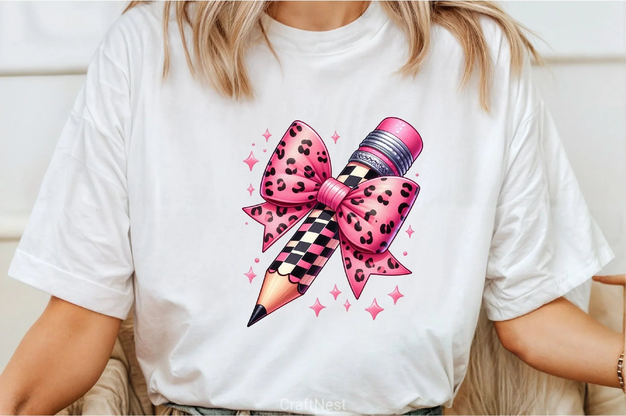 Leopard Teacher Pencil Clipart Bundle - CraftNest - Digital Crafting and Art