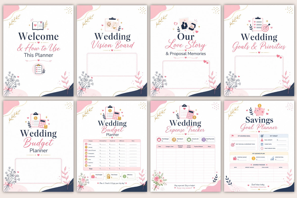 Wedding Planning Planner