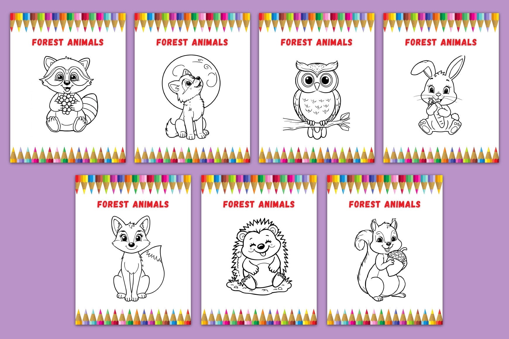 Animal Coloring Book for Kids