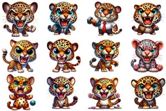 Angry Leopard Clipart Bundle - CraftNest - Digital Crafting and Art