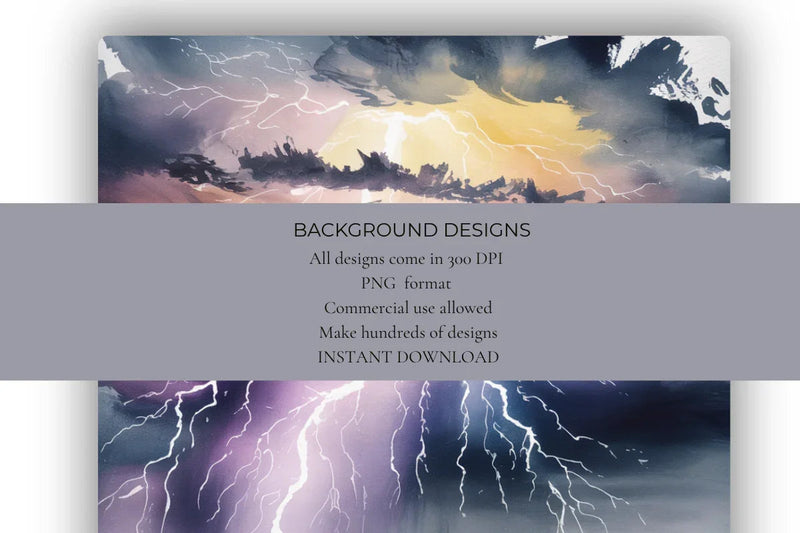 Stormy Skies Background Papers - CraftNest - Digital Crafting and Art